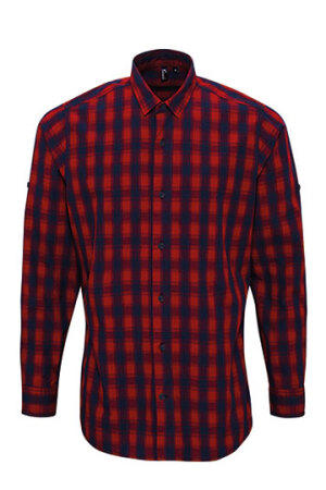 Mens Mulligan Check Cotton Long Sleeve Shirt