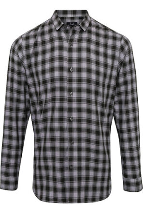 Mens Mulligan Check Cotton Long Sleeve Shirt