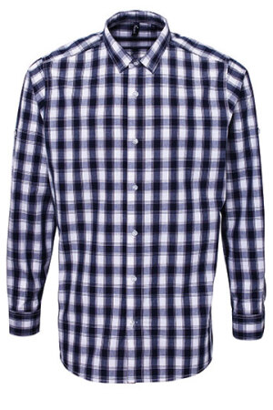 Mens Mulligan Check Cotton Long Sleeve Shirt