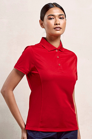 Womens Coolchecker Pique Polo