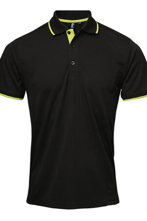 Mens Contrast Coolchecker Polo