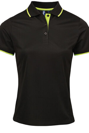 Ladies Contrast Coolchecker Polo