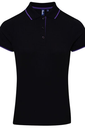 Ladies Contrast Coolchecker Polo