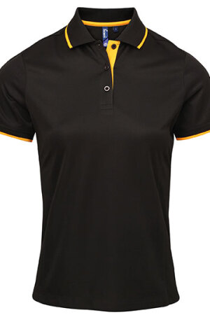 Ladies Contrast Coolchecker Polo