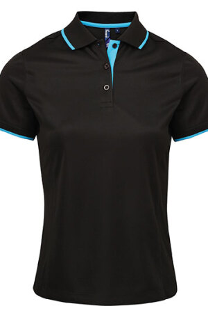 Ladies Contrast Coolchecker Polo