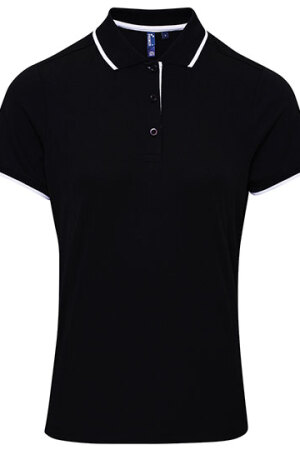 Ladies Contrast Coolchecker Polo