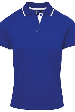 Ladies Contrast Coolchecker Polo