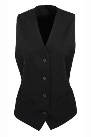 Ladies Lined Polyester Waistcoat