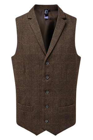 Mens Herringbone Waistcoat