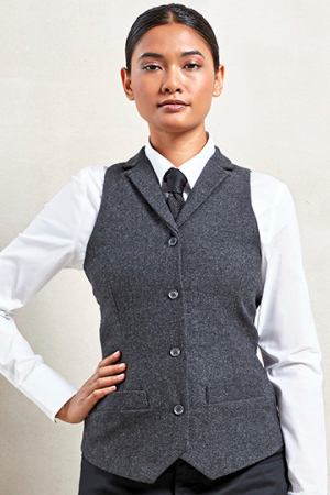 Ladies Herringbone Waistcoat