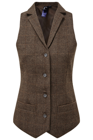 Ladies Herringbone Waistcoat