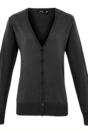 Ladies Button Through Knitted Cardigan