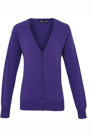 Ladies Button Through Knitted Cardigan