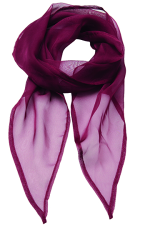 Womens Colour Chiffon Scarf