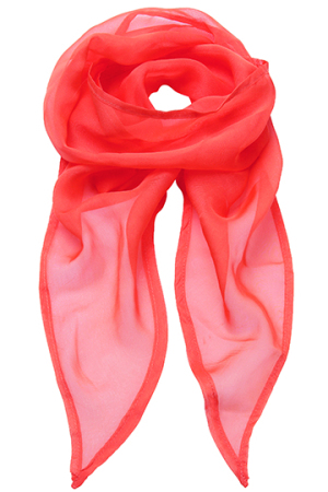 Womens Colour Chiffon Scarf