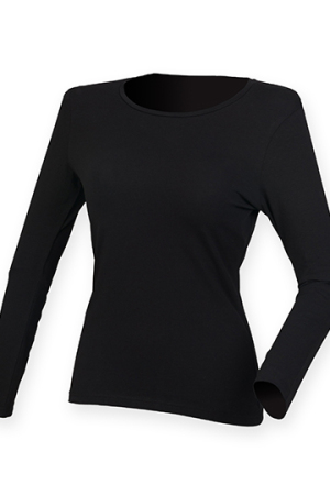 Ladies Feel Good Long Sleeved Stretch T