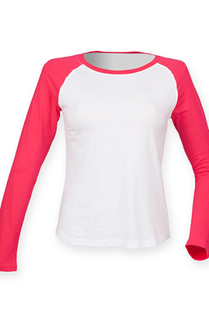 Ladies Long Sleeved Baseball T