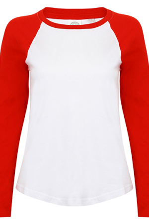 Ladies Long Sleeved Baseball T