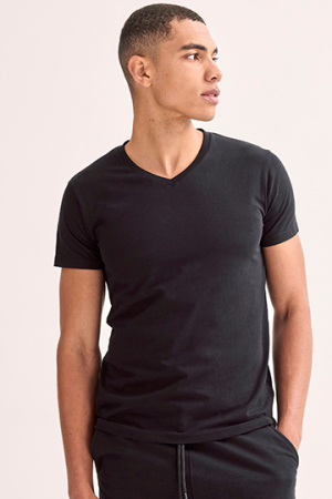 Mens Stretch Feel Good V-Neck T