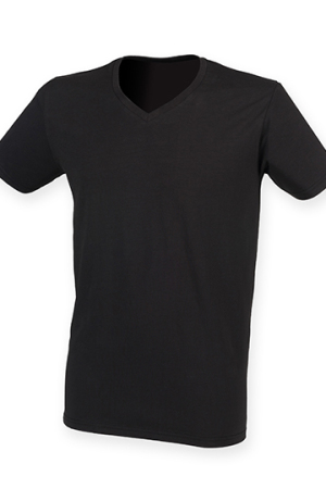 Mens Stretch Feel Good V-Neck T