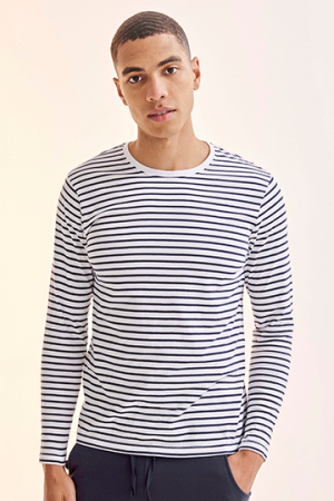 Unisex Long Sleeved Striped T