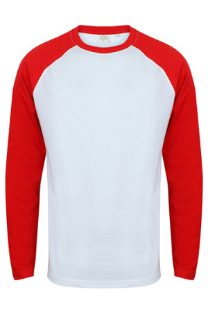 Mens Long Sleeved Baseball T