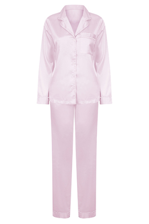 Ladies Satin Long Pyjamas