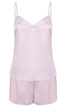 Ladies Satin Cami Short Pyjamas