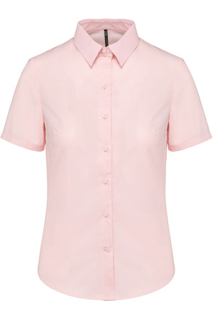 Damen Oxford Kurzarmbluse