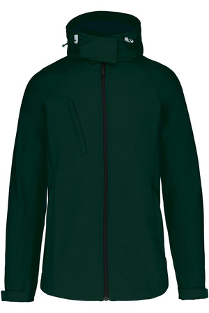 Damen Softshell-Jacke mit Abnehmbare Kapuze