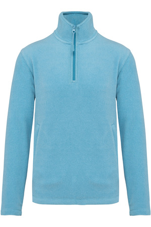 Enzo > Mikrofleece Pullover 1/4 Zip Heather Deluxe