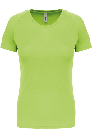 Damen Basic Sport Funktionsshirt Kurzarm