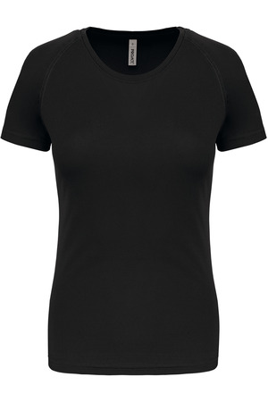 Damen Basic Sport Funktionsshirt Kurzarm