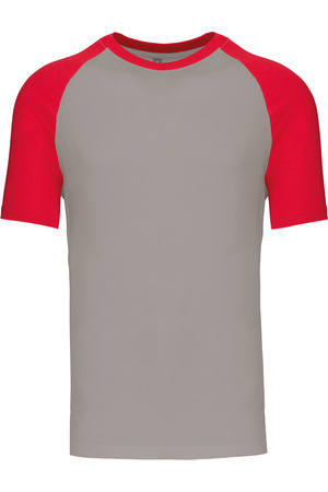 Baseball-Shirt, zweifarbig