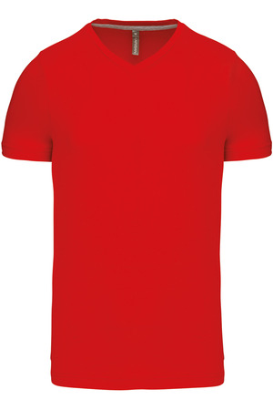 Men's short-sleeved V-neck T-shirt