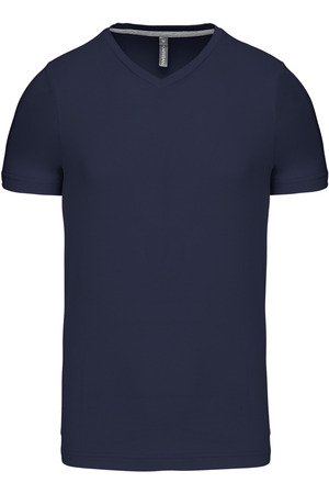 Men's short-sleeved V-neck T-shirt