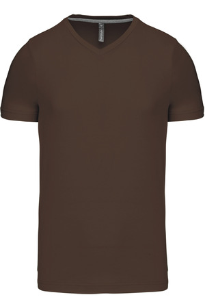 Men's short-sleeved V-neck T-shirt