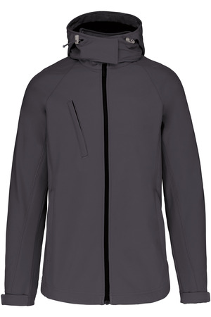 Damen Softshell-Jacke mit Abnehmbare Kapuze