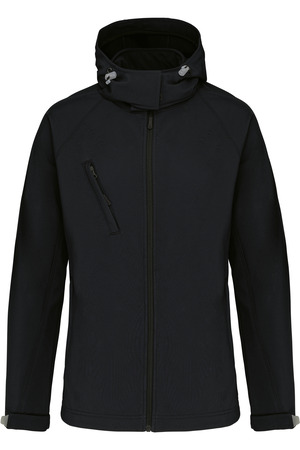 Damen Softshell-Jacke mit Abnehmbare Kapuze