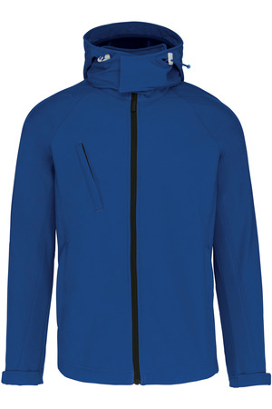 Herren Softshell-Jacke mit Abnehmbare Kapuze