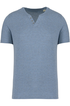 Herren-t-shirt Henley   140g