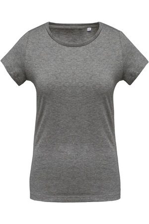 Damen T-Shirt mit Rundhalsausschnitt. BIO-Baumwolle