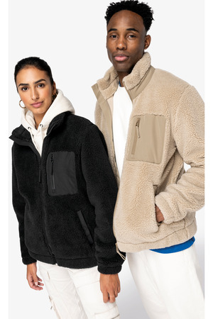 Umweltfreundliche Unisex Sherpajacke