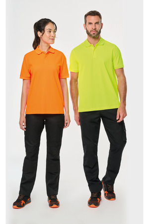 Umweltfreundliches Unisex-Polohemd aus Baumwolle/Polyester