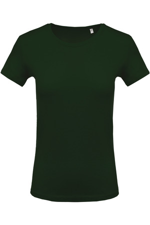 Ladies' short-sleeved crew neck T-shirt