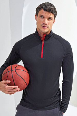 Men´s Long Sleeve Performance ¼ Zip