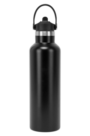 TriDri® Vacuum Sports Water Bottle With Flip Up Straw