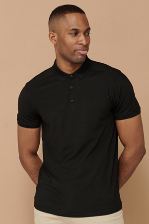 Mens Stretch Polo Shirt + Wick Finish