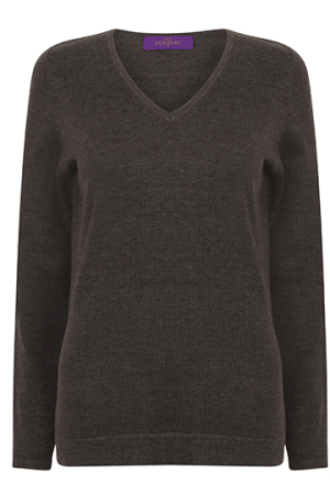 Ladies Lightweight V Neck Jumper