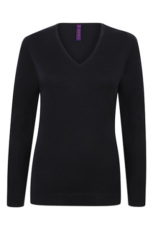 Ladies Lightweight V Neck Jumper